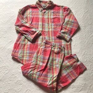Ralph Lauren Summer Plaid Pajama Set in Medium